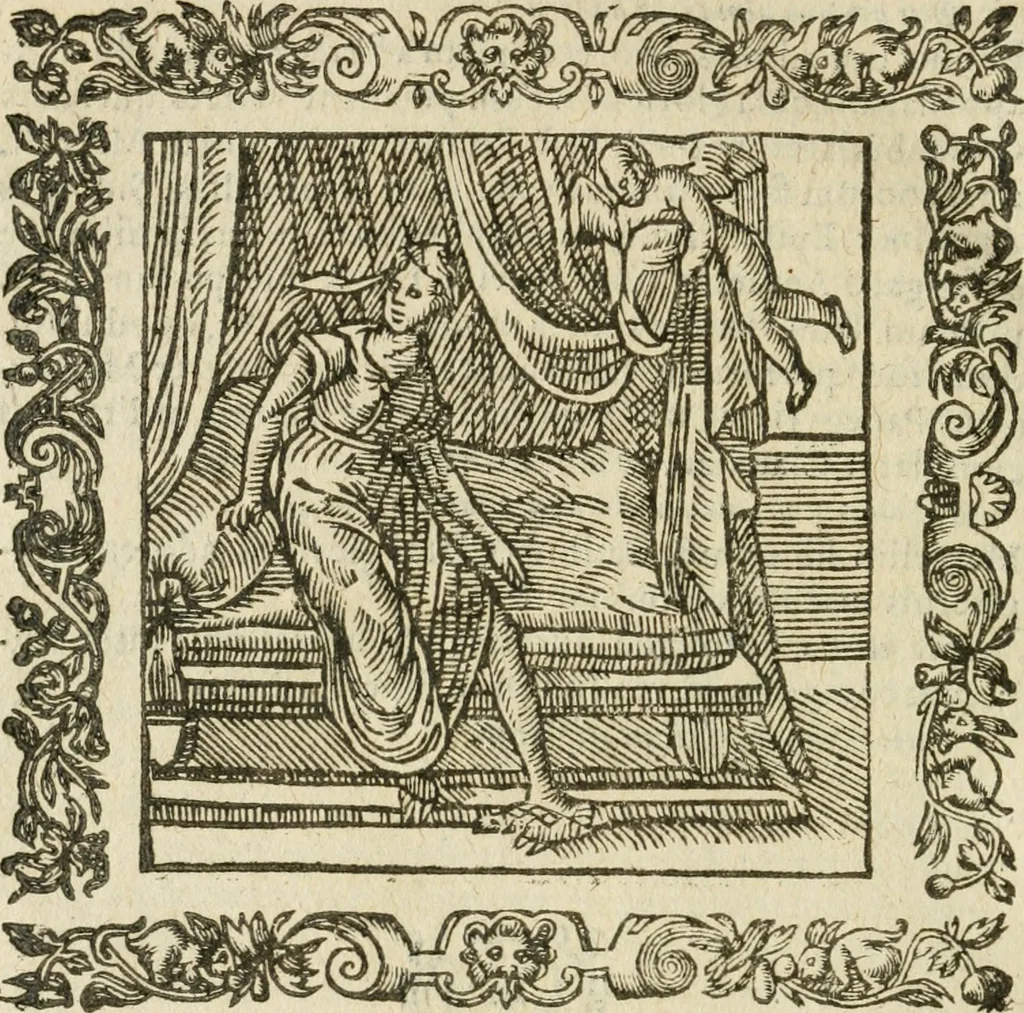 An illustration from Omnia Andreae Alciati V.C. Emblemata : cum commentariis, quibus emblematum detecta origine, dubia omnia, et obscura illustrantur, 1602, leaf 923