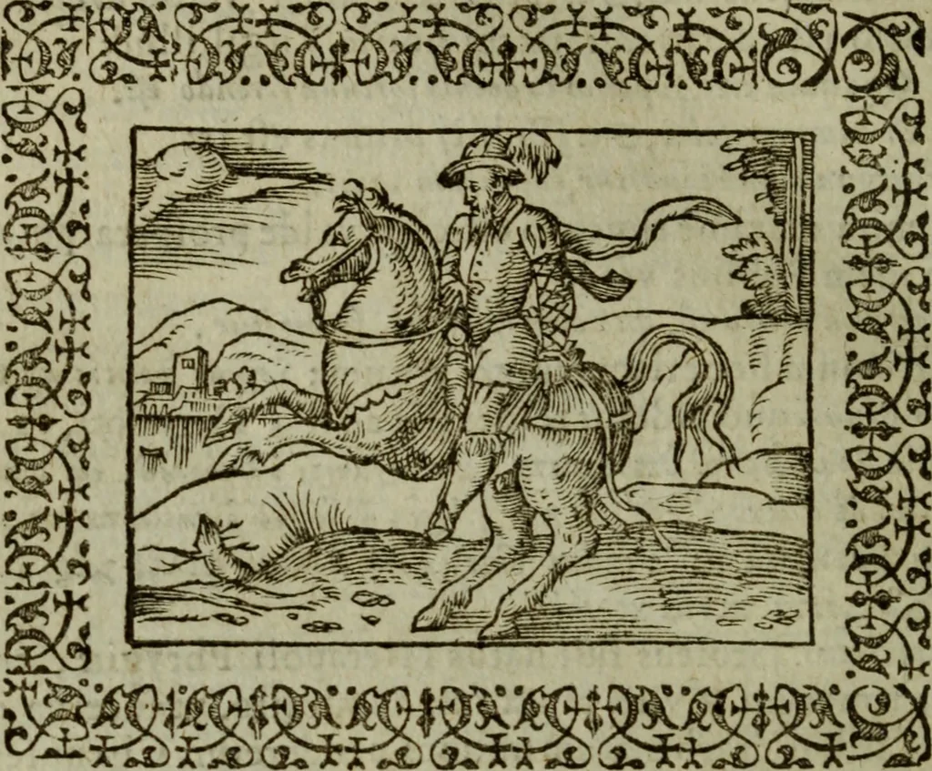 An illustration from Omnia Andreae Alciati v.c. emblemata : cum commentariis, quibus emblematum omnium aperta origine, mens authoris explicatur, & obscura omnia dubiaque illustrantur, 1583, leaf 169