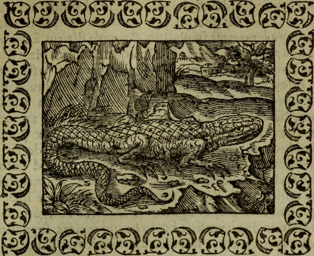 An illustration from Omnia Andreae Alciati v.c. emblemata : cum commentariis, quibus emblematum omnium aperta origine, mens authoris explicatur, & obscura omnia dubiaque illustrantur, 1583, leaf 210