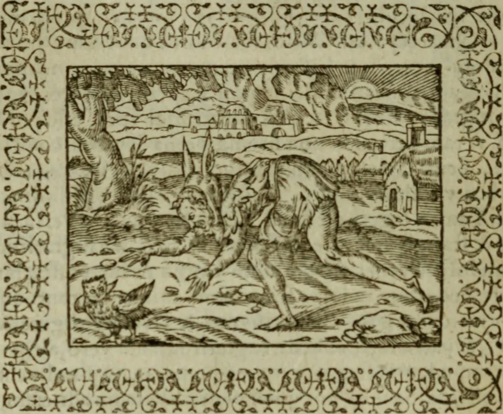 An illustration from Omnia Andreae Alciati v.c. emblemata : cum commentariis, quibus emblematum omnium aperta origine, mens authoris explicatur, & obscura omnia dubiaque illustrantur, 1583, leaf 249