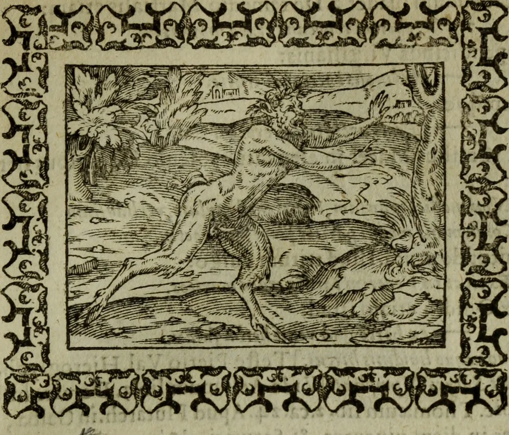 An illustration from Omnia Andreae Alciati v.c. emblemata : cum commentariis, quibus emblematum omnium aperta origine, mens authoris explicatur, & obscura omnia dubiaque illustrantur, 1583, leaf 272
