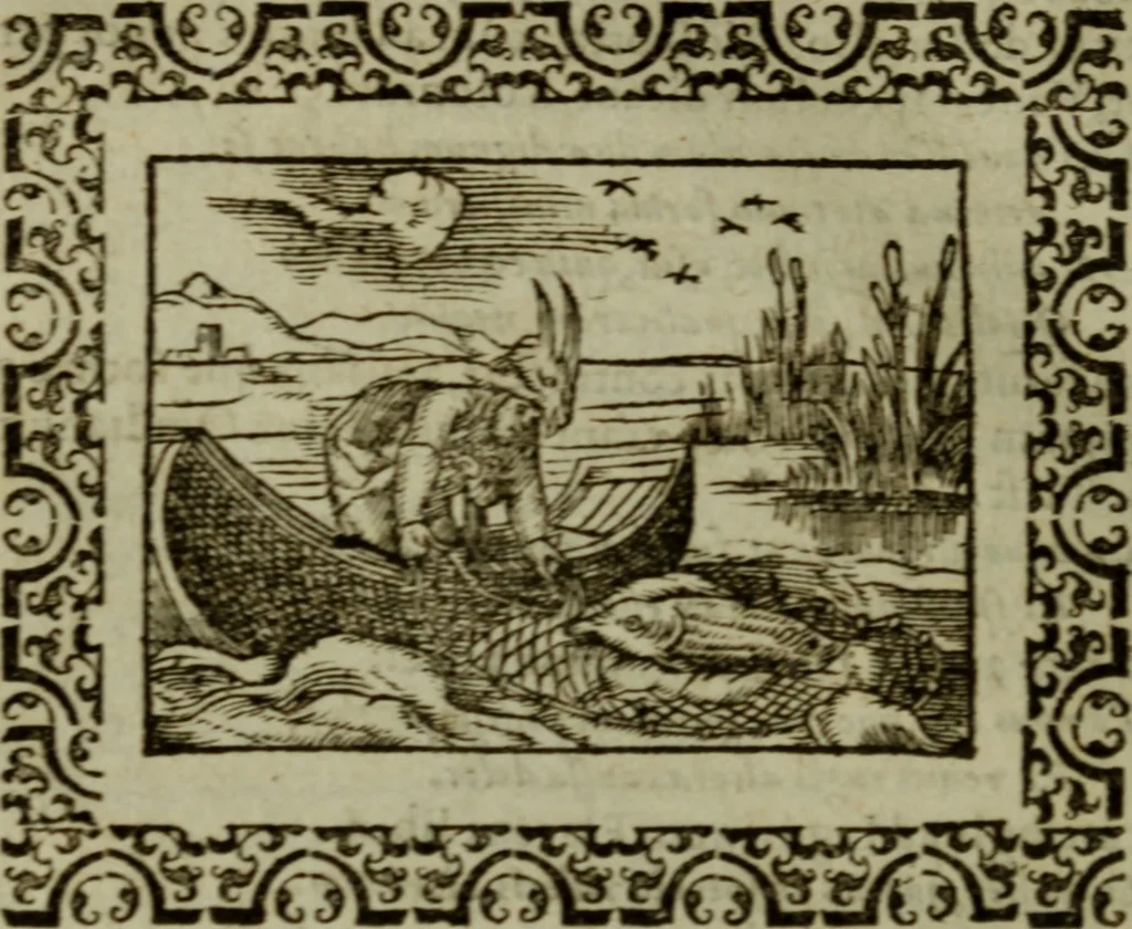 An illustration from Omnia Andreae Alciati v.c. emblemata : cum commentariis, quibus emblematum omnium aperta origine, mens authoris explicatur, & obscura omnia dubiaque illustrantur, 1583, leaf 279