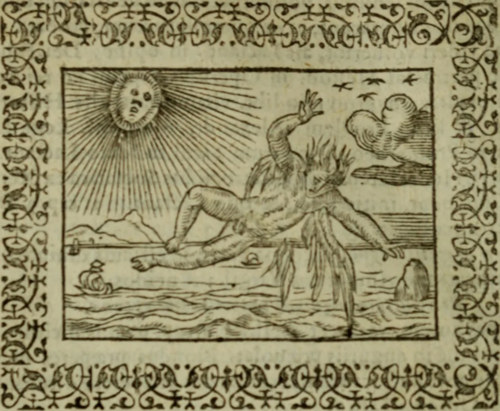 An illustration from Omnia Andreae Alciati v.c. emblemata : cum commentariis, quibus emblematum omnium aperta origine, mens authoris explicatur, & obscura omnia dubiaque illustrantur, 1583, leaf 355