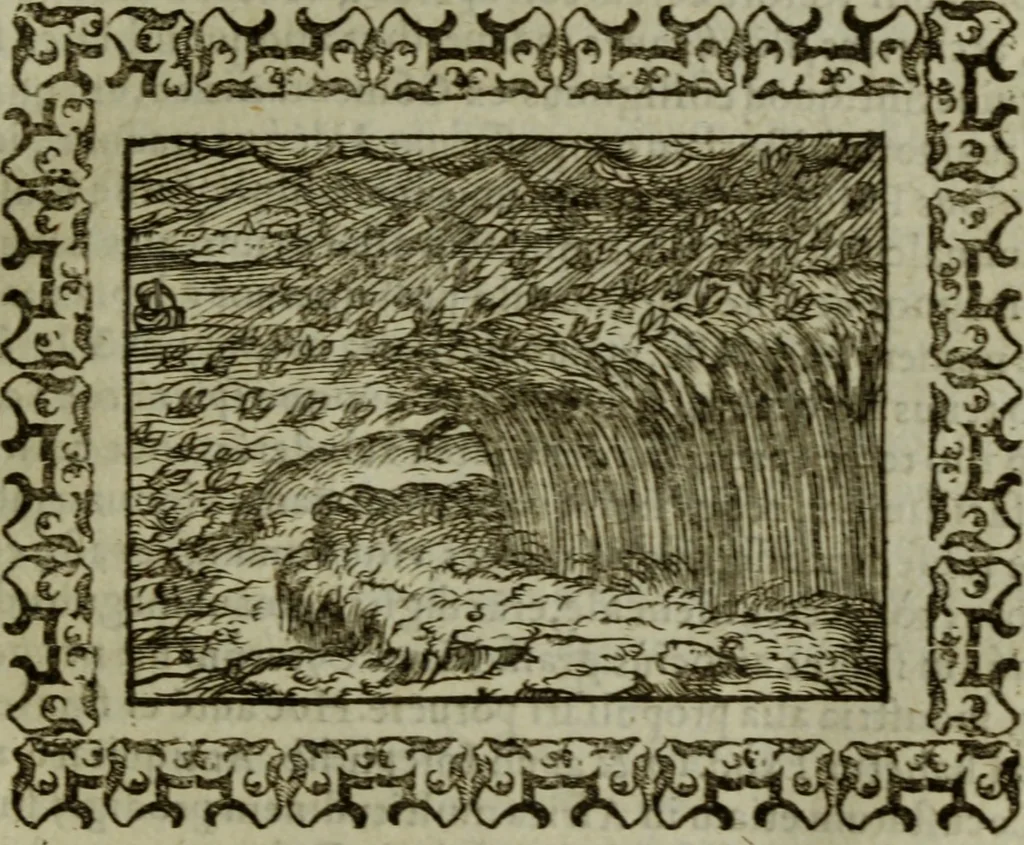 An illustration from Omnia Andreae Alciati v.c. emblemata : cum commentariis, quibus emblematum omnium aperta origine, mens authoris explicatur, & obscura omnia dubiaque illustrantur, 1583, leaf 444