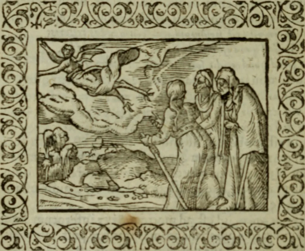An illustration from Omnia Andreae Alciati v.c. emblemata : cum commentariis, quibus emblematum omnium aperta origine, mens authoris explicatur, & obscura omnia dubiaque illustrantur, 1583, leaf 453