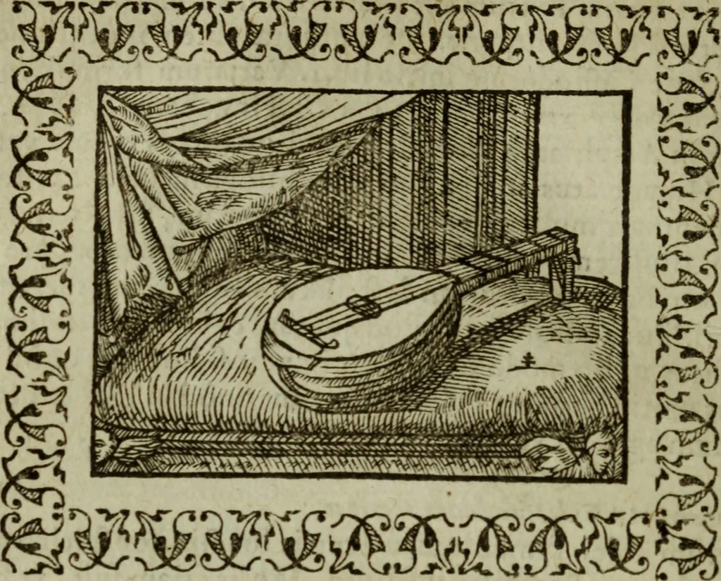 An illustration from Omnia Andreae Alciati v.c. emblemata : cum commentariis, quibus emblematum omnium aperta origine, mens authoris explicatur, & obscura omnia dubiaque illustrantur, 1583, leaf 77