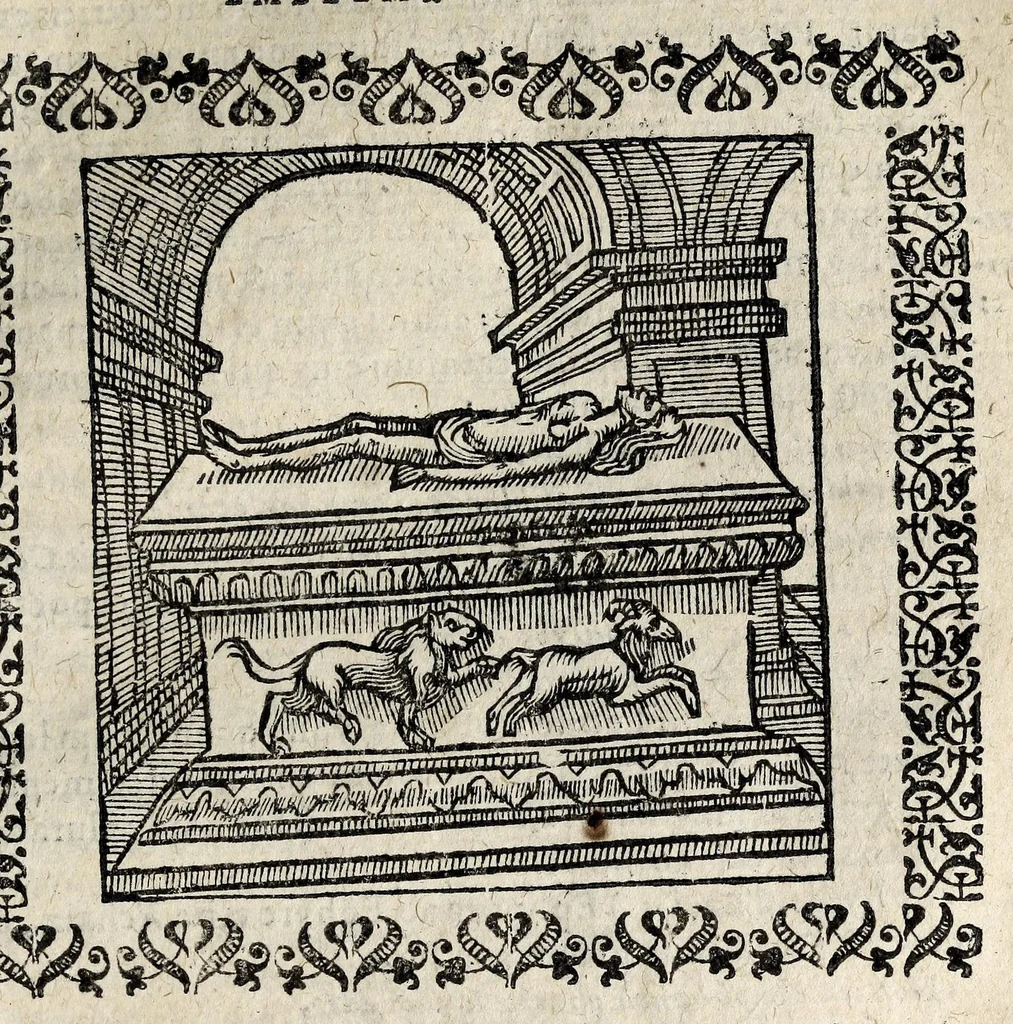 An illustration from Omnia Andreae Alciati v.c. Emblemata : cum commentariis quibus emblematum detecta origine, dubia omnia et obscura illustrantur, 1618, leaf 425