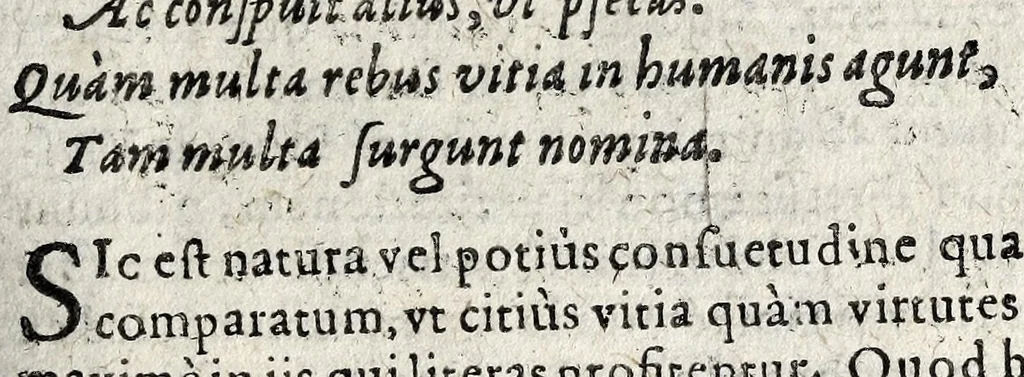 An illustration from Omnia Andreae Alciati v.c. Emblemata : cum commentariis quibus emblematum detecta origine, dubia omnia et obscura illustrantur, 1618, leaf 503