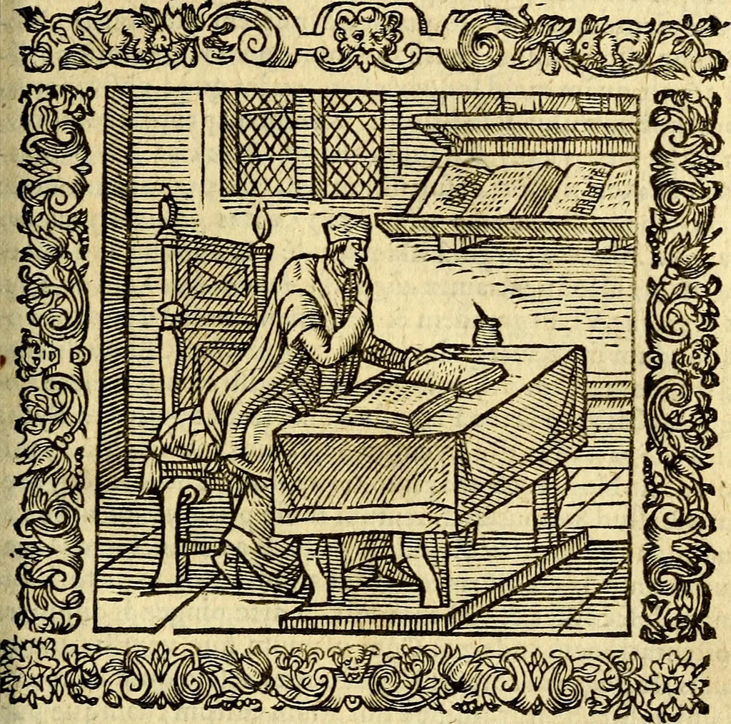 An illustration from Omnia Andreae Alciati v.c. emblemata, cum commentariis, quibus emblematum aperta origine mens auctoris explicatur, & obscura omnia, dubiáque illustrantur Adiectae ad calcem Notae posteriores, 1589, leaf 108