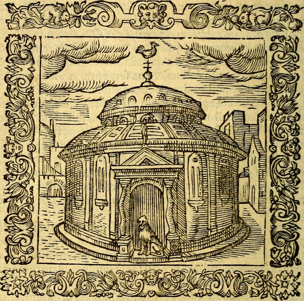 An illustration from Omnia Andreae Alciati v.c. emblemata, cum commentariis, quibus emblematum aperta origine mens auctoris explicatur, & obscura omnia, dubiáque illustrantur Adiectae ad calcem Notae posteriores, 1589, leaf 123