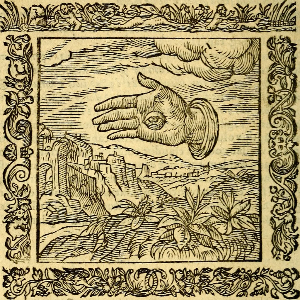 An illustration from Omnia Andreae Alciati v.c. emblemata, cum commentariis, quibus emblematum aperta origine mens auctoris explicatur, & obscura omnia, dubiáque illustrantur Adiectae ad calcem Notae posteriores, 1589, leaf 127