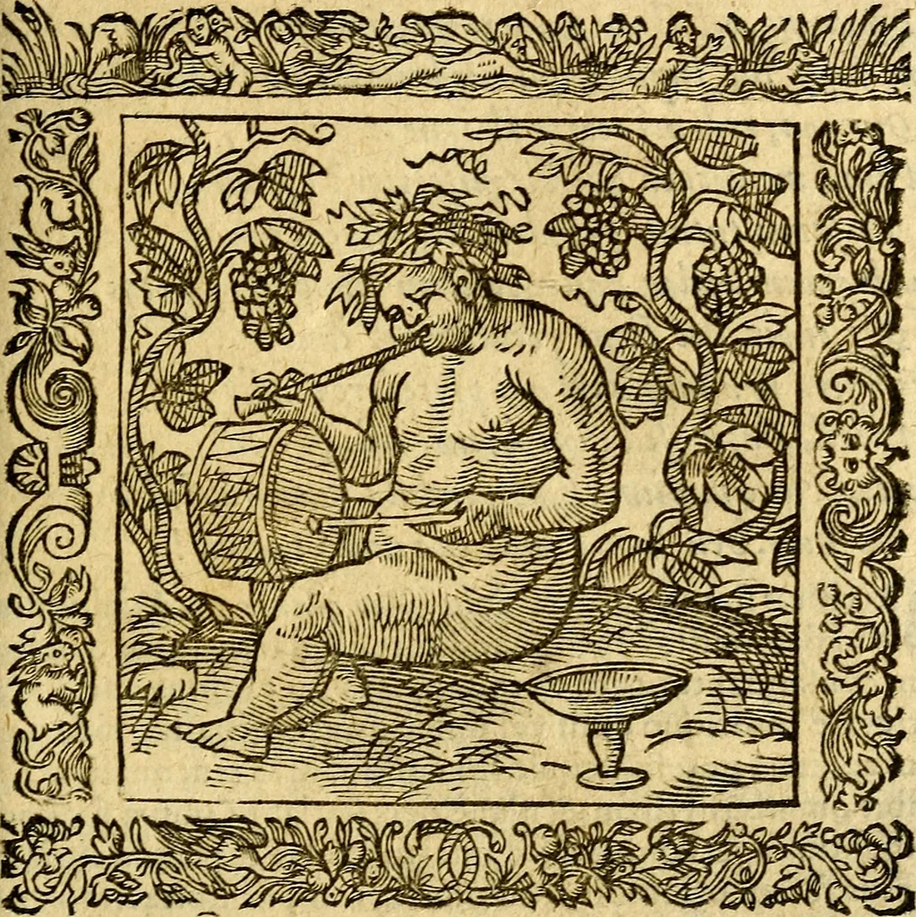 An illustration from Omnia Andreae Alciati v.c. emblemata, cum commentariis, quibus emblematum aperta origine mens auctoris explicatur, & obscura omnia, dubiáque illustrantur Adiectae ad calcem Notae posteriores, 1589, leaf 160