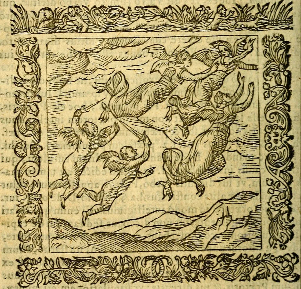 An illustration from Omnia Andreae Alciati v.c. emblemata, cum commentariis, quibus emblematum aperta origine mens auctoris explicatur, & obscura omnia, dubiáque illustrantur Adiectae ad calcem Notae posteriores, 1589, leaf 193