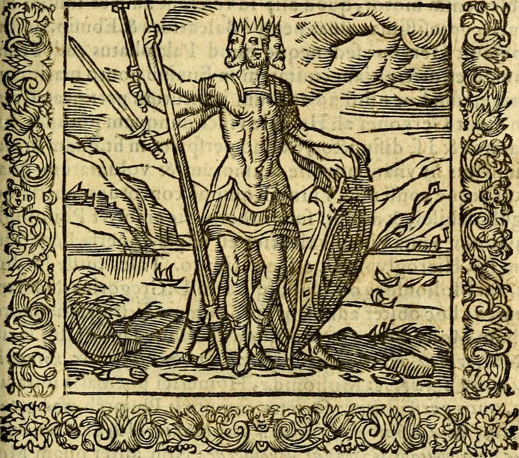 An illustration from Omnia Andreae Alciati v.c. emblemata, cum commentariis, quibus emblematum aperta origine mens auctoris explicatur, & obscura omnia, dubiáque illustrantur Adiectae ad calcem Notae posteriores, 1589, leaf 222