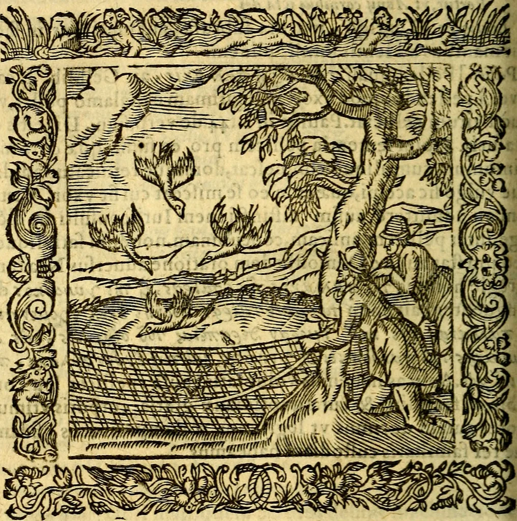 An illustration from Omnia Andreae Alciati v.c. emblemata, cum commentariis, quibus emblematum aperta origine mens auctoris explicatur, & obscura omnia, dubiáque illustrantur Adiectae ad calcem Notae posteriores, 1589, leaf 253