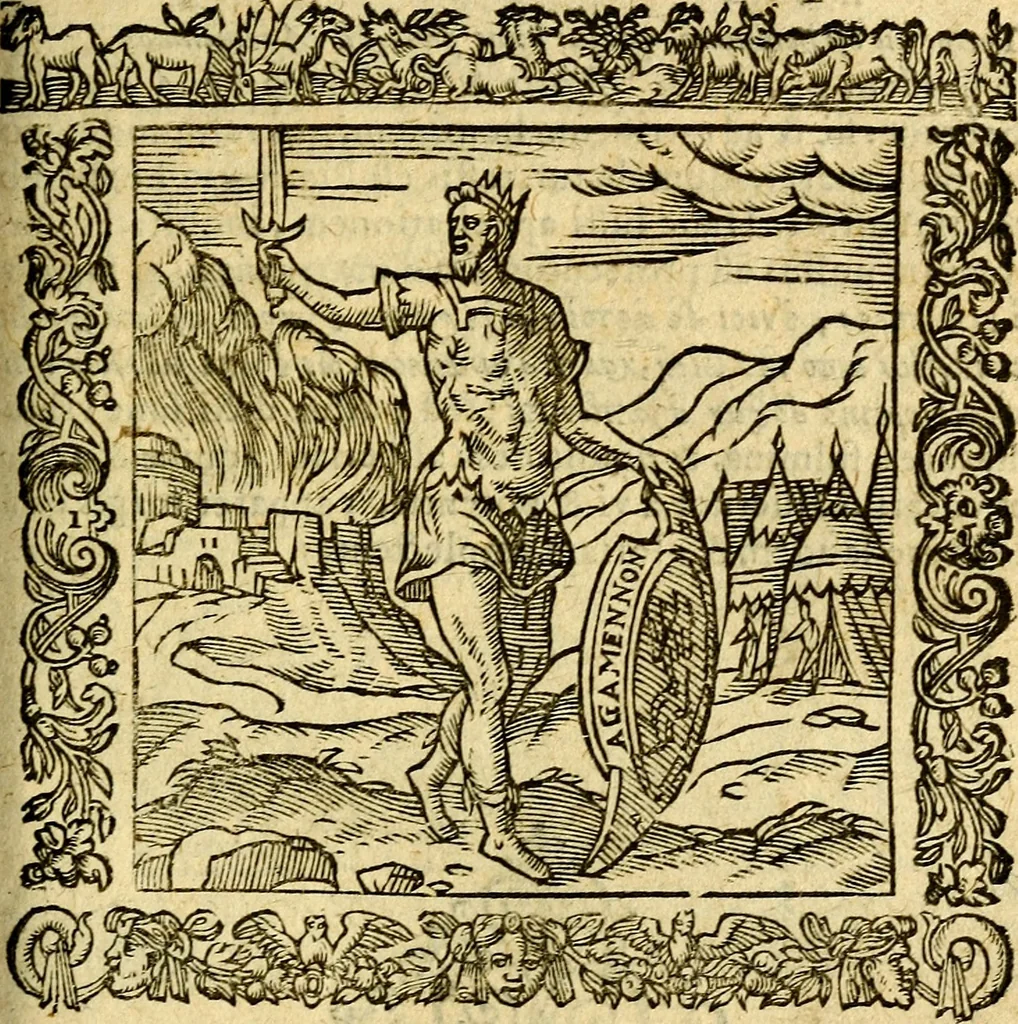An illustration from Omnia Andreae Alciati v.c. emblemata, cum commentariis, quibus emblematum aperta origine mens auctoris explicatur, & obscura omnia, dubiáque illustrantur Adiectae ad calcem Notae posteriores, 1589, leaf 274