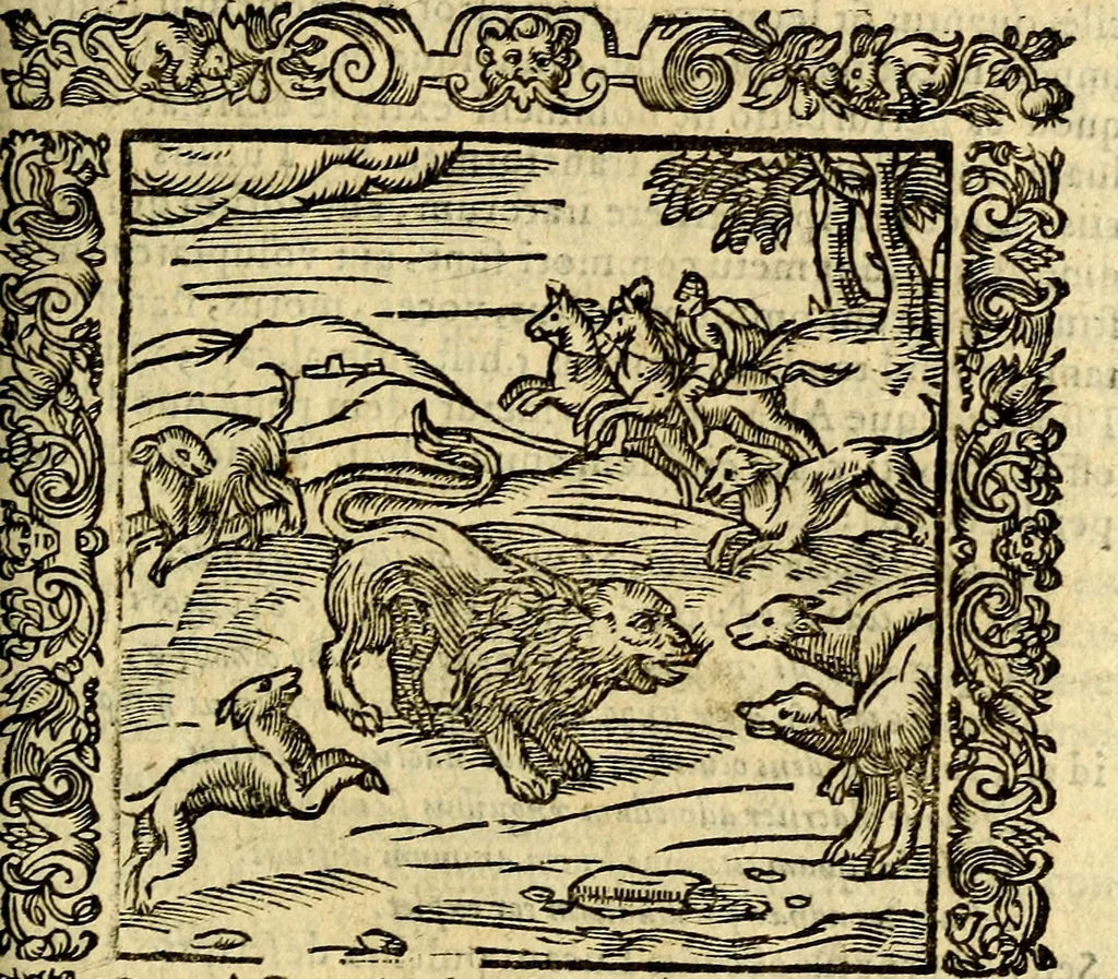 An illustration from Omnia Andreae Alciati v.c. emblemata, cum commentariis, quibus emblematum aperta origine mens auctoris explicatur, & obscura omnia, dubiáque illustrantur Adiectae ad calcem Notae posteriores, 1589, leaf 288