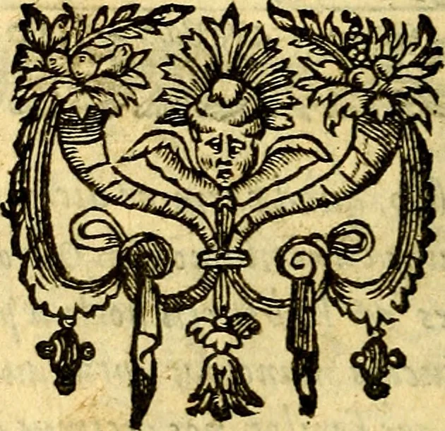 An illustration from Omnia Andreae Alciati v.c. emblemata, cum commentariis, quibus emblematum aperta origine mens auctoris explicatur, & obscura omnia, dubiáque illustrantur Adiectae ad calcem Notae posteriores, 1589, leaf 295
