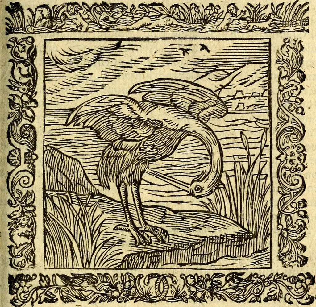 An illustration from Omnia Andreae Alciati v.c. emblemata, cum commentariis, quibus emblematum aperta origine mens auctoris explicatur, & obscura omnia, dubiáque illustrantur Adiectae ad calcem Notae posteriores, 1589, leaf 352