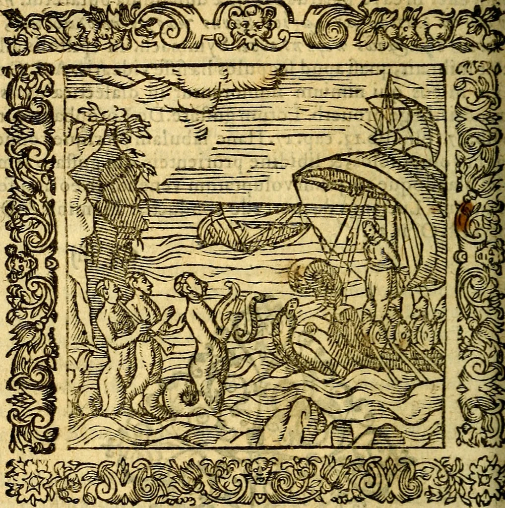 An illustration from Omnia Andreae Alciati v.c. emblemata, cum commentariis, quibus emblematum aperta origine mens auctoris explicatur, & obscura omnia, dubiáque illustrantur Adiectae ad calcem Notae posteriores, 1589, leaf 439