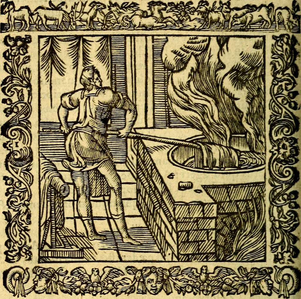 An illustration from Omnia Andreae Alciati v.c. emblemata, cum commentariis, quibus emblematum aperta origine mens auctoris explicatur, & obscura omnia, dubiáque illustrantur Adiectae ad calcem Notae posteriores, 1589, leaf 449