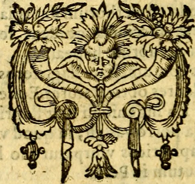 An illustration from Omnia Andreae Alciati v.c. emblemata, cum commentariis, quibus emblematum aperta origine mens auctoris explicatur, & obscura omnia, dubiáque illustrantur Adiectae ad calcem Notae posteriores, 1589, leaf 597