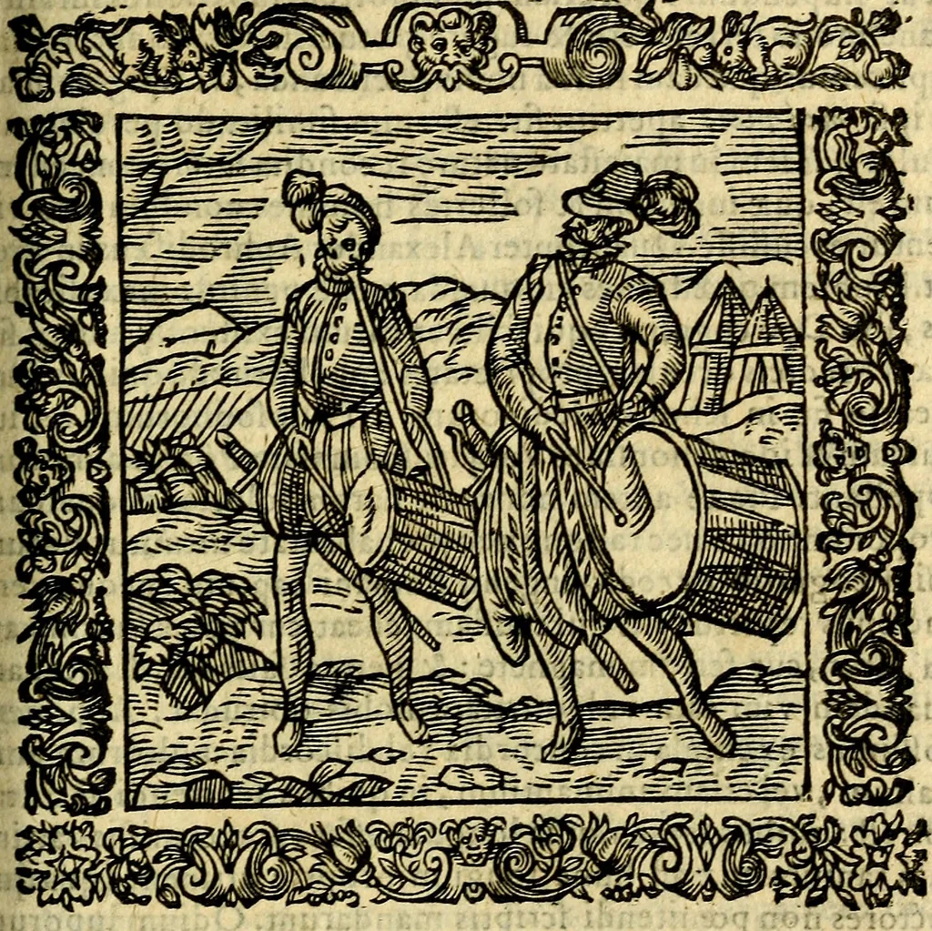 An illustration from Omnia Andreae Alciati v.c. emblemata, cum commentariis, quibus emblematum aperta origine mens auctoris explicatur, & obscura omnia, dubiáque illustrantur Adiectae ad calcem Notae posteriores, 1589, leaf 614