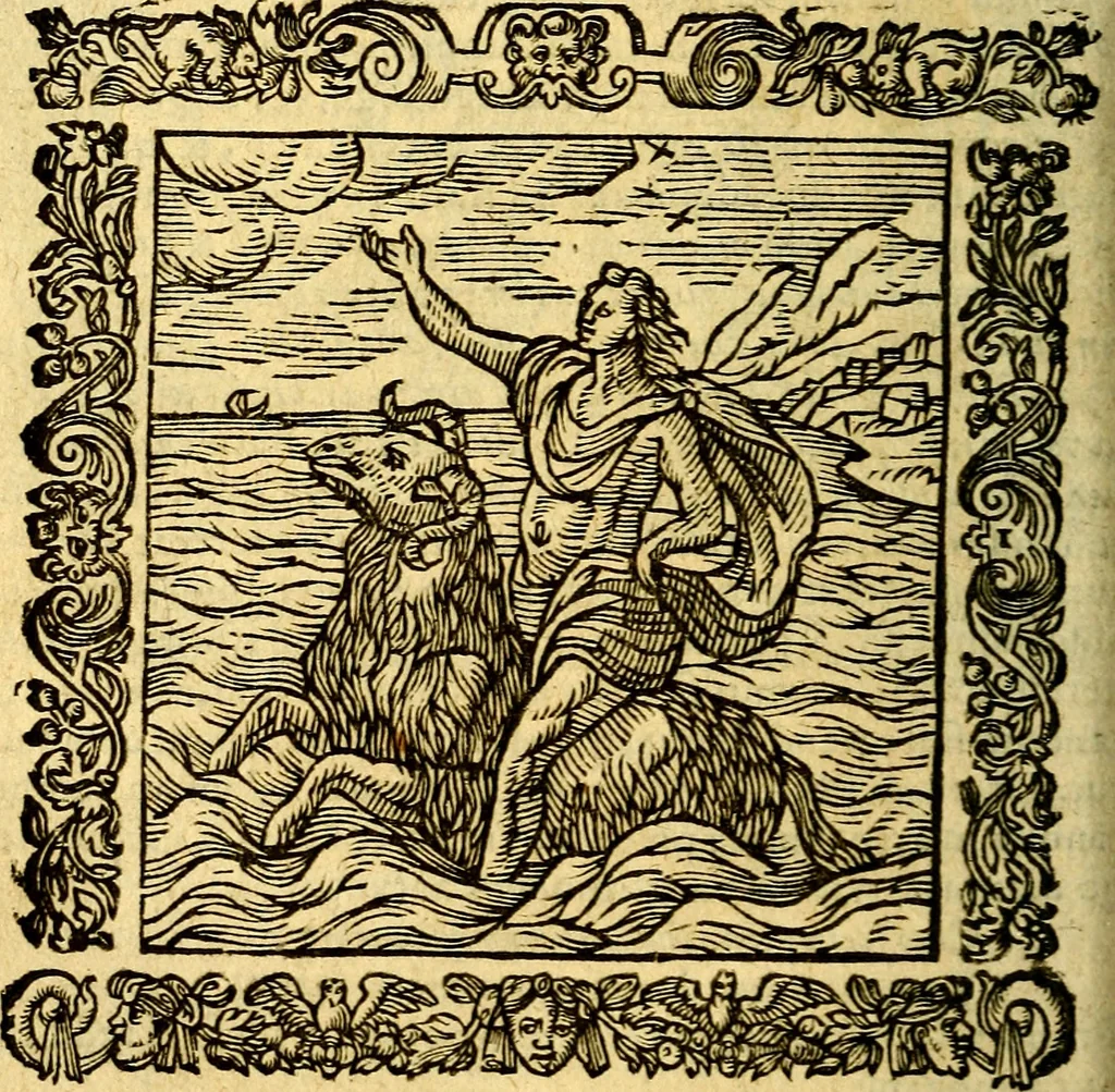 An illustration from Omnia Andreae Alciati v.c. emblemata, cum commentariis, quibus emblematum aperta origine mens auctoris explicatur, & obscura omnia, dubiáque illustrantur Adiectae ad calcem Notae posteriores, 1589, leaf 683