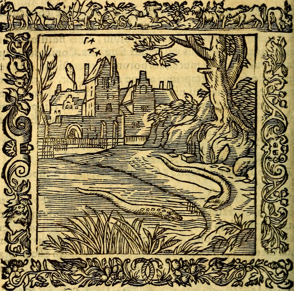 An illustration from Omnia Andreae Alciati v.c. emblemata, cum commentariis, quibus emblematum aperta origine mens auctoris explicatur, & obscura omnia, dubiáque illustrantur Adiectae ad calcem Notae posteriores, 1589, leaf 687