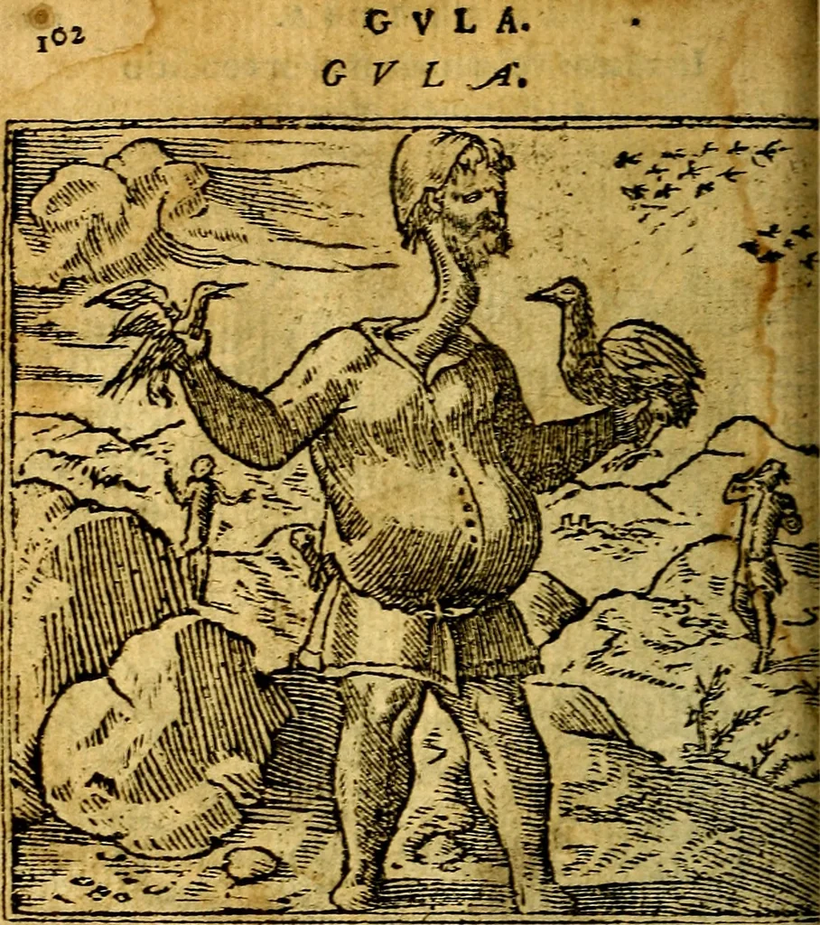 An illustration from Omnia D. And. Alciati emblemata : ad quae singula, praeter concinnas acutásque inscriptiones, lepidas & expressas imagines, ac caetera omnia, quae prioribus nostris editionibus cúm ad eorum distinctionem, tum ad ornatum & correctionem adhibita continebantur, : nunc primùm perelegantia persubtiliáq[ue] adiecta sunt epimuthia, quibus emblematum amplitudo quaecunq[ue] in iis dubia sunt aut obscura, tanquam perspicuis illustrantur, 1566, leaf 107