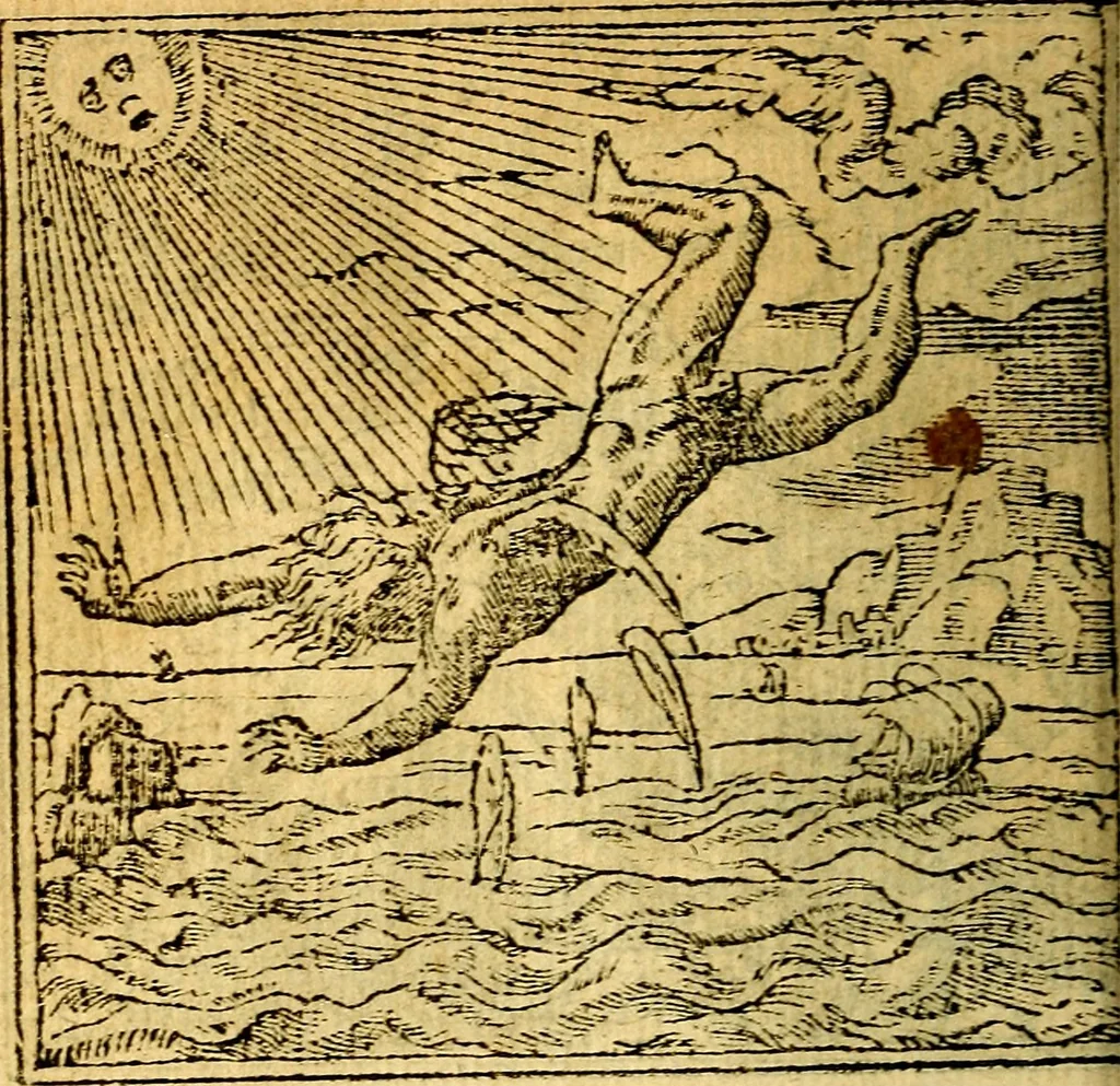 An illustration from Omnia D. And. Alciati emblemata : ad quae singula, praeter concinnas acutásque inscriptiones, lepidas & expressas imagines, ac caetera omnia, quae prioribus nostris editionibus cúm ad eorum distinctionem, tum ad ornatum & correctionem adhibita continebantur, : nunc primùm perelegantia persubtiliáq[ue] adiecta sunt epimuthia, quibus emblematum amplitudo quaecunq[ue] in iis dubia sunt aut obscura, tanquam perspicuis illustrantur, 1566, leaf 123