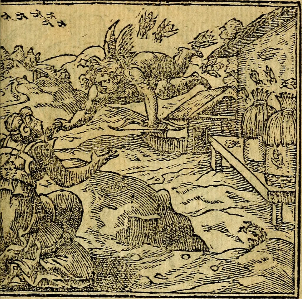 An illustration from Omnia D. And. Alciati emblemata : ad quae singula, praeter concinnas acutásque inscriptiones, lepidas & expressas imagines, ac caetera omnia, quae prioribus nostris editionibus cúm ad eorum distinctionem, tum ad ornatum & correctionem adhibita continebantur, : nunc primùm perelegantia persubtiliáq[ue] adiecta sunt epimuthia, quibus emblematum amplitudo quaecunq[ue] in iis dubia sunt aut obscura, tanquam perspicuis illustrantur, 1566, leaf 132