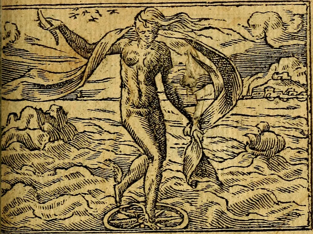 An illustration from Omnia D. And. Alciati emblemata : ad quae singula, praeter concinnas acutásque inscriptiones, lepidas & expressas imagines, ac caetera omnia, quae prioribus nostris editionibus cúm ad eorum distinctionem, tum ad ornatum & correctionem adhibita continebantur, : nunc primùm perelegantia persubtiliáq[ue] adiecta sunt epimuthia, quibus emblematum amplitudo quaecunq[ue] in iis dubia sunt aut obscura, tanquam perspicuis illustrantur, 1566, leaf 146
