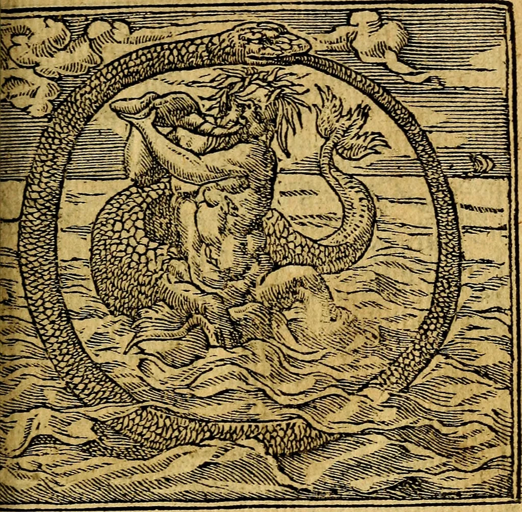 An illustration from Omnia D. And. Alciati emblemata : ad quae singula, praeter concinnas acutásque inscriptiones, lepidas & expressas imagines, ac caetera omnia, quae prioribus nostris editionibus cúm ad eorum distinctionem, tum ad ornatum & correctionem adhibita continebantur, : nunc primùm perelegantia persubtiliáq[ue] adiecta sunt epimuthia, quibus emblematum amplitudo quaecunq[ue] in iis dubia sunt aut obscura, tanquam perspicuis illustrantur, 1566, leaf 158