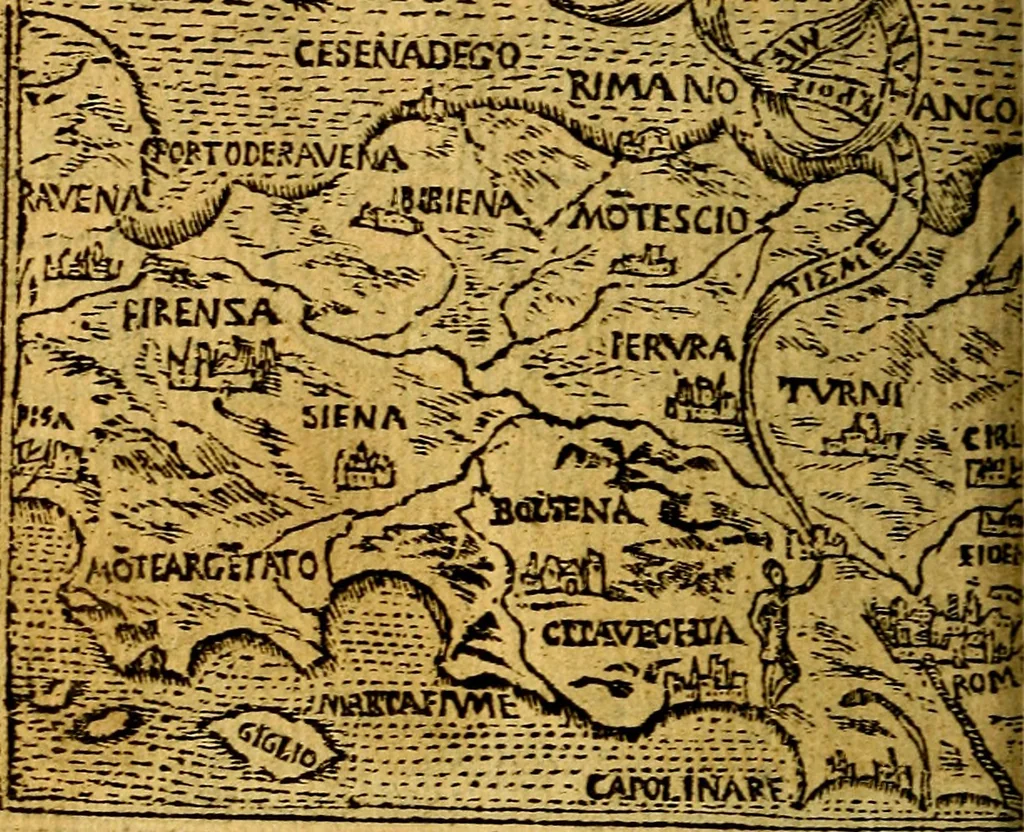 An illustration from Omnia D. And. Alciati emblemata : ad quae singula, praeter concinnas acutásque inscriptiones, lepidas & expressas imagines, ac caetera omnia, quae prioribus nostris editionibus cúm ad eorum distinctionem, tum ad ornatum & correctionem adhibita continebantur, : nunc primùm perelegantia persubtiliáq[ue] adiecta sunt epimuthia, quibus emblematum amplitudo quaecunq[ue] in iis dubia sunt aut obscura, tanquam perspicuis illustrantur, 1566, leaf 159