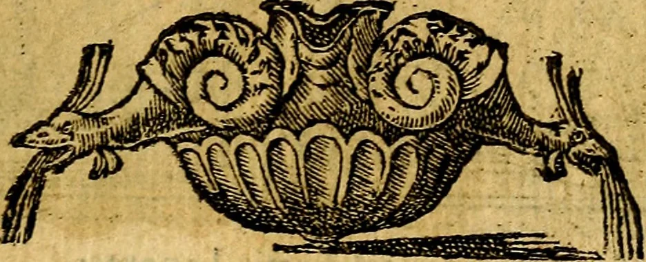 An illustration from Omnia D. And. Alciati emblemata : ad quae singula, praeter concinnas acutásque inscriptiones, lepidas & expressas imagines, ac caetera omnia, quae prioribus nostris editionibus cúm ad eorum distinctionem, tum ad ornatum & correctionem adhibita continebantur, : nunc primùm perelegantia persubtiliáq[ue] adiecta sunt epimuthia, quibus emblematum amplitudo quaecunq[ue] in iis dubia sunt aut obscura, tanquam perspicuis illustrantur, 1566, leaf 166