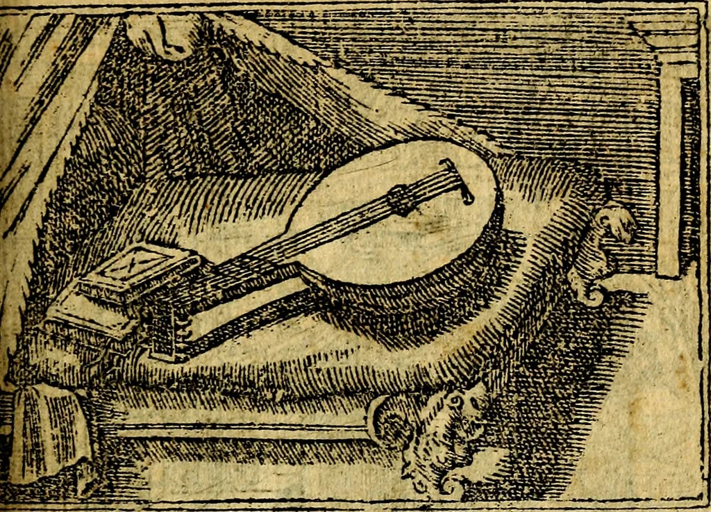 An illustration from Omnia D. And. Alciati emblemata : ad quae singula, praeter concinnas acutásque inscriptiones, lepidas & expressas imagines, ac caetera omnia, quae prioribus nostris editionibus cúm ad eorum distinctionem, tum ad ornatum & correctionem adhibita continebantur, : nunc primùm perelegantia persubtiliáq[ue] adiecta sunt epimuthia, quibus emblematum amplitudo quaecunq[ue] in iis dubia sunt aut obscura, tanquam perspicuis illustrantur, 1566, leaf 24