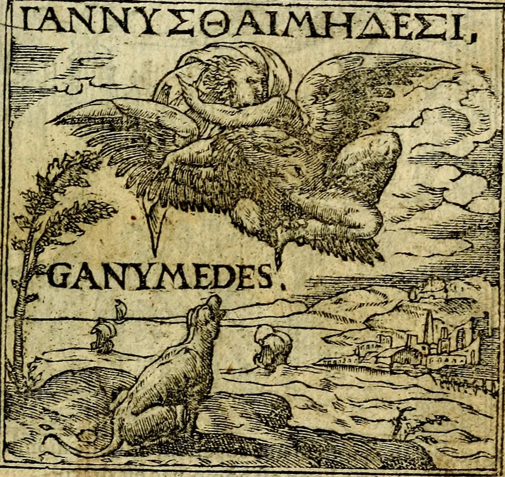 An illustration from Omnia D. And. Alciati Emblemata : ad qvae singula praeter concinnas acutásque inscriptiones, lepidas & expressas imagines, ac caetera omnia, quae prioribus nostris editionibus cùm ad eorum distinctionem, tum ad ornatum & correctionem adhibita continebantur, : nunc primùm perelegantia persubtiliaq́ [ue], 1564, leaf 12