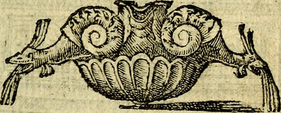 An illustration from Omnia D. And. Alciati Emblemata : ad qvae singula praeter concinnas acutásque inscriptiones, lepidas & expressas imagines, ac caetera omnia, quae prioribus nostris editionibus cùm ad eorum distinctionem, tum ad ornatum & correctionem adhibita continebantur, : nunc primùm perelegantia persubtiliaq́ [ue], 1564, leaf 130