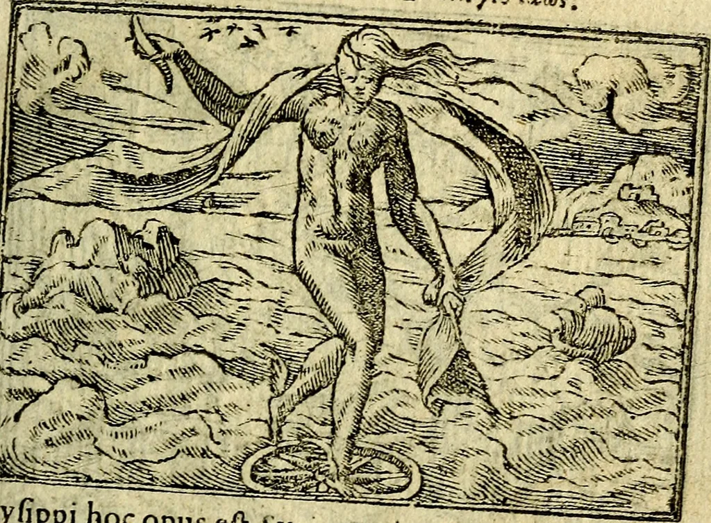 An illustration from Omnia D. And. Alciati Emblemata : ad qvae singula praeter concinnas acutásque inscriptiones, lepidas & expressas imagines, ac caetera omnia, quae prioribus nostris editionibus cùm ad eorum distinctionem, tum ad ornatum & correctionem adhibita continebantur, : nunc primùm perelegantia persubtiliaq́ [ue], 1564, leaf 138