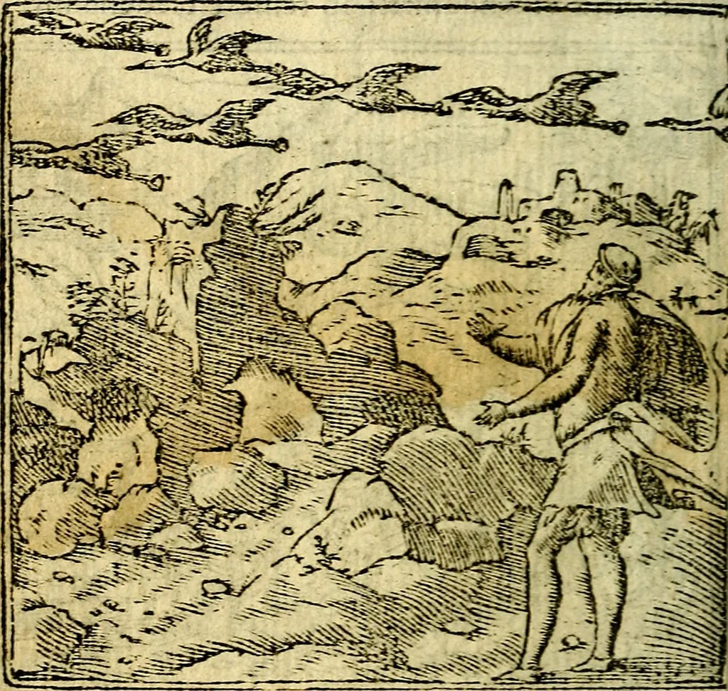 An illustration from Omnia D. And. Alciati Emblemata : ad qvae singula praeter concinnas acutásque inscriptiones, lepidas & expressas imagines, ac caetera omnia, quae prioribus nostris editionibus cùm ad eorum distinctionem, tum ad ornatum & correctionem adhibita continebantur, : nunc primùm perelegantia persubtiliaq́ [ue], 1564, leaf 23