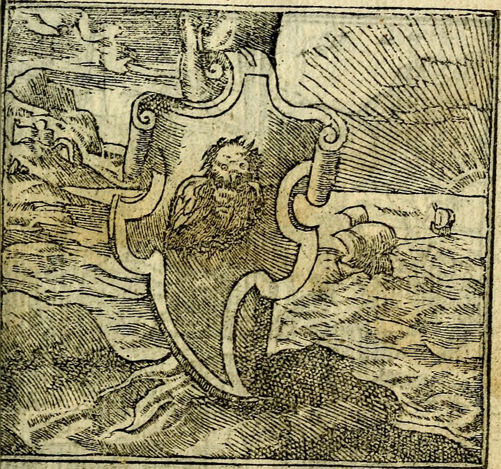 An illustration from Omnia D. And. Alciati Emblemata : ad qvae singula praeter concinnas acutásque inscriptiones, lepidas & expressas imagines, ac caetera omnia, quae prioribus nostris editionibus cùm ad eorum distinctionem, tum ad ornatum & correctionem adhibita continebantur, : nunc primùm perelegantia persubtiliaq́ [ue], 1564, leaf 26