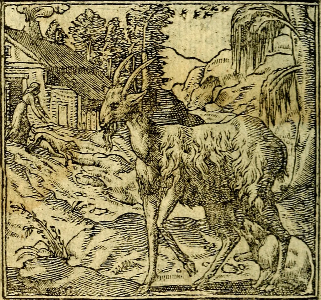 An illustration from Omnia D. And. Alciati Emblemata : ad qvae singula praeter concinnas acutásque inscriptiones, lepidas & expressas imagines, ac caetera omnia, quae prioribus nostris editionibus cùm ad eorum distinctionem, tum ad ornatum & correctionem adhibita continebantur, : nunc primùm perelegantia persubtiliaq́ [ue], 1564, leaf 73