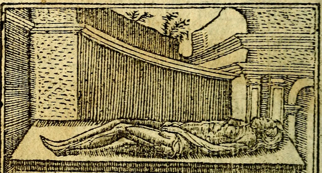An illustration from Omnia D. And. Alciati Emblemata : ad qvae singula praeter concinnas acutásque inscriptiones, lepidas & expressas imagines, ac caetera omnia, quae prioribus nostris editionibus cùm ad eorum distinctionem, tum ad ornatum & correctionem adhibita continebantur, : nunc primùm perelegantia persubtiliaq́ [ue], 1564, leaf 81