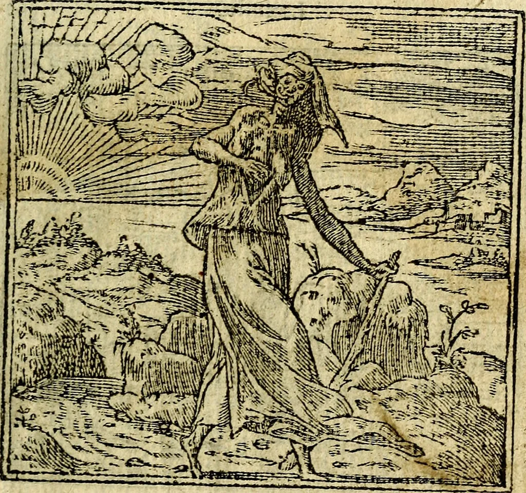 An illustration from Omnia D. And. Alciati Emblemata : ad qvae singula praeter concinnas acutásque inscriptiones, lepidas & expressas imagines, ac caetera omnia, quae prioribus nostris editionibus cùm ad eorum distinctionem, tum ad ornatum & correctionem adhibita continebantur, : nunc primùm perelegantia persubtiliaq́ [ue], 1564, leaf 88