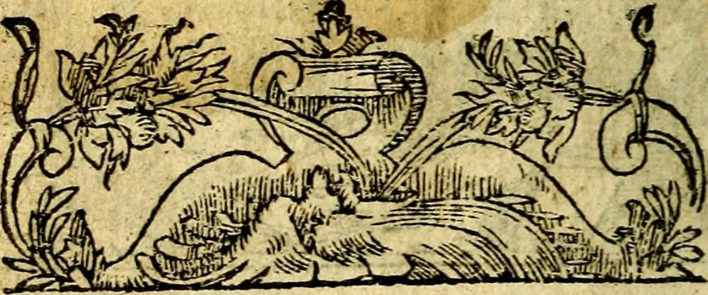 An illustration from Omnia D. And. Alciati Emblemata : ad qvae singula praeter concinnas acutásque inscriptiones, lepidas & expressas imagines, ac caetera omnia, quae prioribus nostris editionibus cùm ad eorum distinctionem, tum ad ornatum & correctionem adhibita continebantur, : nunc primùm perelegantia persubtiliaq́ [ue], 1564, leaf 9