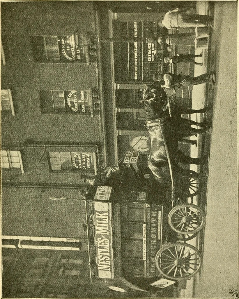 An illustration from Omnibuses and cabs : their origin and history, 1902, leaf 126