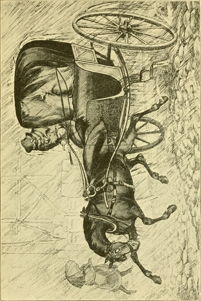 An illustration from Omnibuses and cabs : their origin and history, 1902, leaf 226