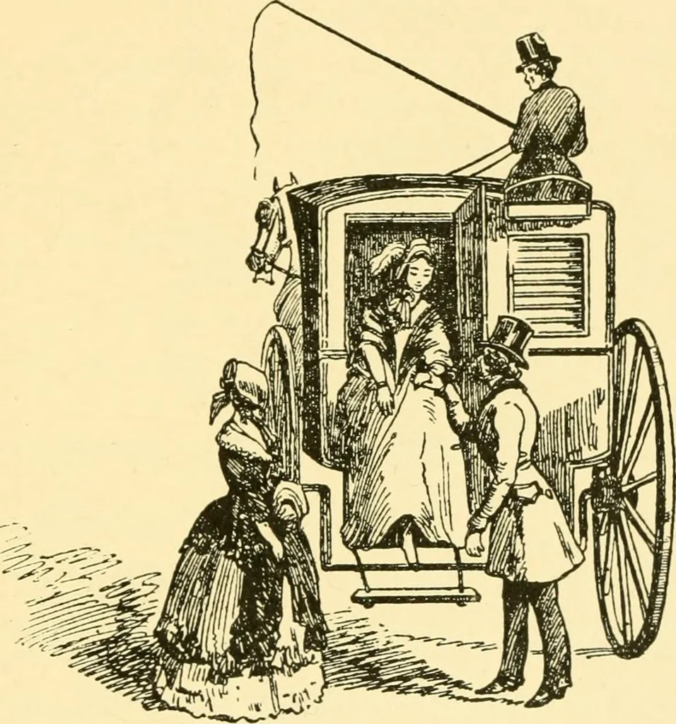 An illustration from Omnibuses and cabs : their origin and history, 1902, leaf 248