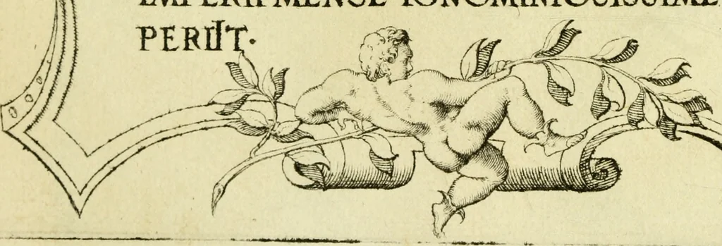 An illustration from Omnivm Caesarvm verissimae imagines ex antiqvis nvmismatis desvmptae : addita per brevi civvsqve vitae descriptiones ac diligenti eorvm qvae reperiri potvervnt nvmismatvm aversae partis delineatione ..., 1554, leaf 73